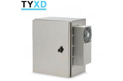 China Wall Mounted Electrical Enclosure Cabinet / Telephone Distribution Box With Cooling Fan supplier