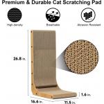 L Shape Right Angle Cat Scratching Cardboard With Ball Cat Scratching Toys