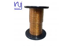 China Polyesterimide Taped Litz Wire 0.4mmx120 Copper Litz Wire For Transformer supplier