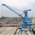Efficient Cargo Handling Shipyard Port Cranes 5t To 40ton Floating Dock Crane for sale