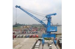 China Efficient Cargo Handling Shipyard Port Cranes 5t To 40ton Floating Dock Crane supplier