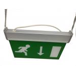 Rechargeable Double - Sided LED Emergency Exit Sign , 3 Hours Escape Sign