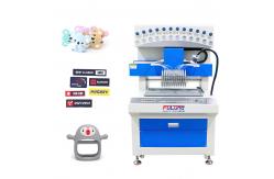 China Soft PVC custom rubber brooch with logo making machine supplier