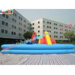 Double Layer Inflatable Water pools , Inflatable Swimming Pool For water game for sale