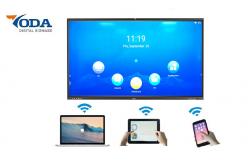 China Ultra HD Interactive Flat Panel 75inch LCD Sma Touch Screen supplier