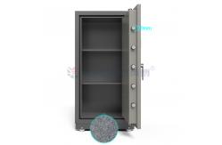 China Double Keys Lock Fire Resistant Safe Box Adjustable Shelf Solid Steel supplier