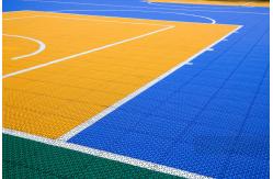 China Floated Waterproof Interlocking Sports Tiles No Cracking Badminton supplier