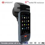 Mobile Handheld PDA Thermal Printer With Wifi Bluetooth GPRS GPS for Railway ticket for sale