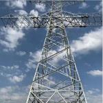 HDG Anger Steel Lattice Towers For Electric Transmission Line for sale