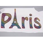 Colourful Lettering Film Heat Transfer Clothing Labels Customised for sale