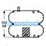 2B12-324 Goodyear Air Suspension Spring 578-91-3-310 Cross W013587447 Firestone Air Super Cushion Bellow for sale