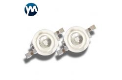 China UV LED Chip 3W Imitation Lumen Lamp Beads Silicone Lens UV LED Lamp supplier