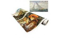 China Matte Wide Format Polyester Canvas Roll For HP LATEX Printers supplier