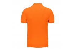 China Customized Printed Orange Polo T Shirt ODM Available supplier