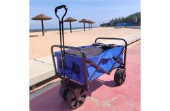 China PP Wheel Retractable Collapsible Folding Wagon Garden Transporting Cart supplier
