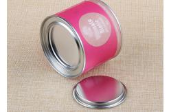 China Pink Metal Milk Lids Composite Paper Can For Seed / Crafts / supplier