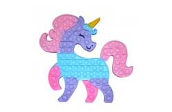 China Unicorn Penguin Desktop Puzzle Kids Silicone Educational Toys Decompression Press supplier