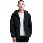 Outdoor Casual Mens Flight Jacket Sportswear Hooded Plus Size Eco Friendly for sale