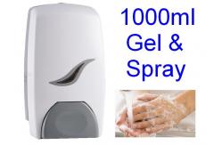 China 1000ml Manual Hand Soap Dispenser Alcohol Antibacterial Dispenser In Gel / Spray supplier
