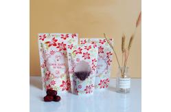 China Zipper Glossy Stand Up Plastic Pouch Packaging Custom Logo With Window supplier