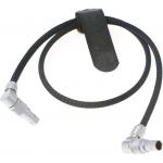 Red Komodo V Mount Battery Plate Power Cable Lemos Rotatable 2 Pin Male To 2 Pin Male Cord For SmallHD Monitor for sale