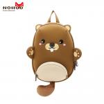2019 new item brown bear Kids waterproof neoprene animal kindergarten backpack