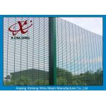 Anti-ultraviolet High Voltage 358 High Security Fence / Welded Mesh Fencing for sale