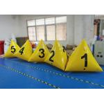 Advertising Waterproof Inflatable Marker Buoy Yellow Color 2 Years Warranty for sale