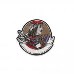 DIY Poker Face Iron On Embroidered Patches For Garments Bedding for sale