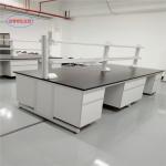 C-frame Chemistry Lab Workbench Quotation with Phenolic Resin or Epoxy Resin Worktop and Stainless Steel Materials for sale