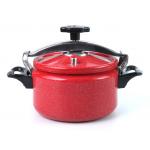Red Sanded Interior 3.6mm 11L Aluminium Pressure Cooker for sale