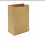 Brown Kraft Paper Bags Recyclable Gift Food Bread Candy Packaging Bags For Boutique for sale