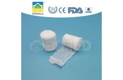 China Reverse Eab Elastic First Aid Crepe Bandages Cotton Material For Surgical Dressing supplier