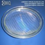 Custom Pressed Borosilicate Glass Lamp Cover For Outdoor Light for sale