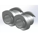 Twin Screw Extruder Flight Shovel Elements Used In Feeding Section for sale