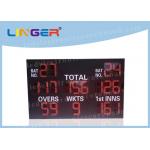 Professional LED Cricket Scoreboard With Brackets Hanging / Mounting Installation for sale