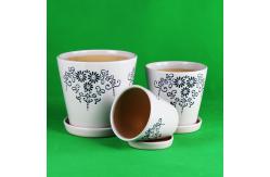 China Customized Ceramic Clay Pottery Plant Holders for Personalized and Versatile Garden Design supplier