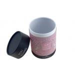 PMS Cylinder Cardboard Packaging With Lids Rolled Edge