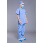 Reusable Anti Fray 65% Poly 35% Cotton Scrub Suits for sale