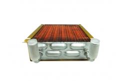 China 7mm Anodizing Copper  Window Flat Finned Tube Heat Exchanger supplier
