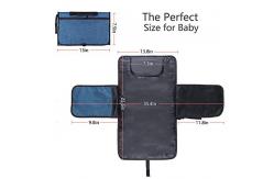 China Modern Popular Diaper Bags For Mom And Dad Seld Pasting PEVA Lining supplier
