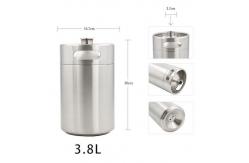 China 128oz 4L Stainless Steel Insulated Mini Keg For Beer supplier