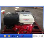 5 Ton HONDA GX390 Gas Engine Powered Winch Double Capstan In Line Construction