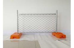 China Rust Resistant 6ftx10ft Chain Link Construction Fence 60g/M2 Galvanized supplier