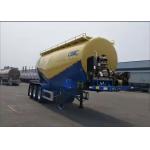 2/3/4 Axis Stainless Steel Or Iron Cement Lime Milk Coal Ash Mineral Powder Tank Truck Semi Trailer for sale
