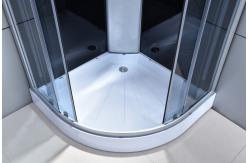 China Curved Corner 4mm Bathroom Shower Cubicle Sliding Open supplier