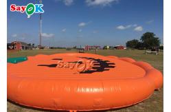 China Customized Outdoor Inflatable Pumpkin Jumping Pad For Kids supplier