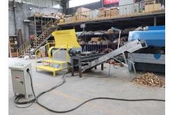 China Wood Pallet Crusher 37KW Wooden Pallet Crushing Machine With Nails Out supplier