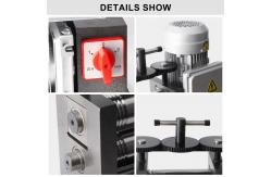 China 750W Mini Electric Rolling Mill Machine Easy Using Knob Control supplier