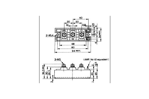 IGBT Power Module 2DI50D-050 POWER TRANSISTOR MODULE FUJITSU IGBT Power Module